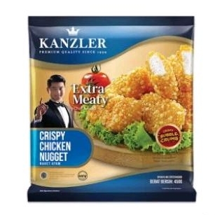 

Kanzler Chicken Nugget Crispy 450 Gr Naget Kanzler Nuget Ayam