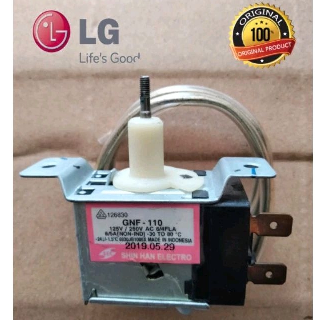 Thermostat - Sensor suhu/ Otomatis Kulkas 1 Pintu LG ORIGINAL | GNF - 110, WSF26S - L