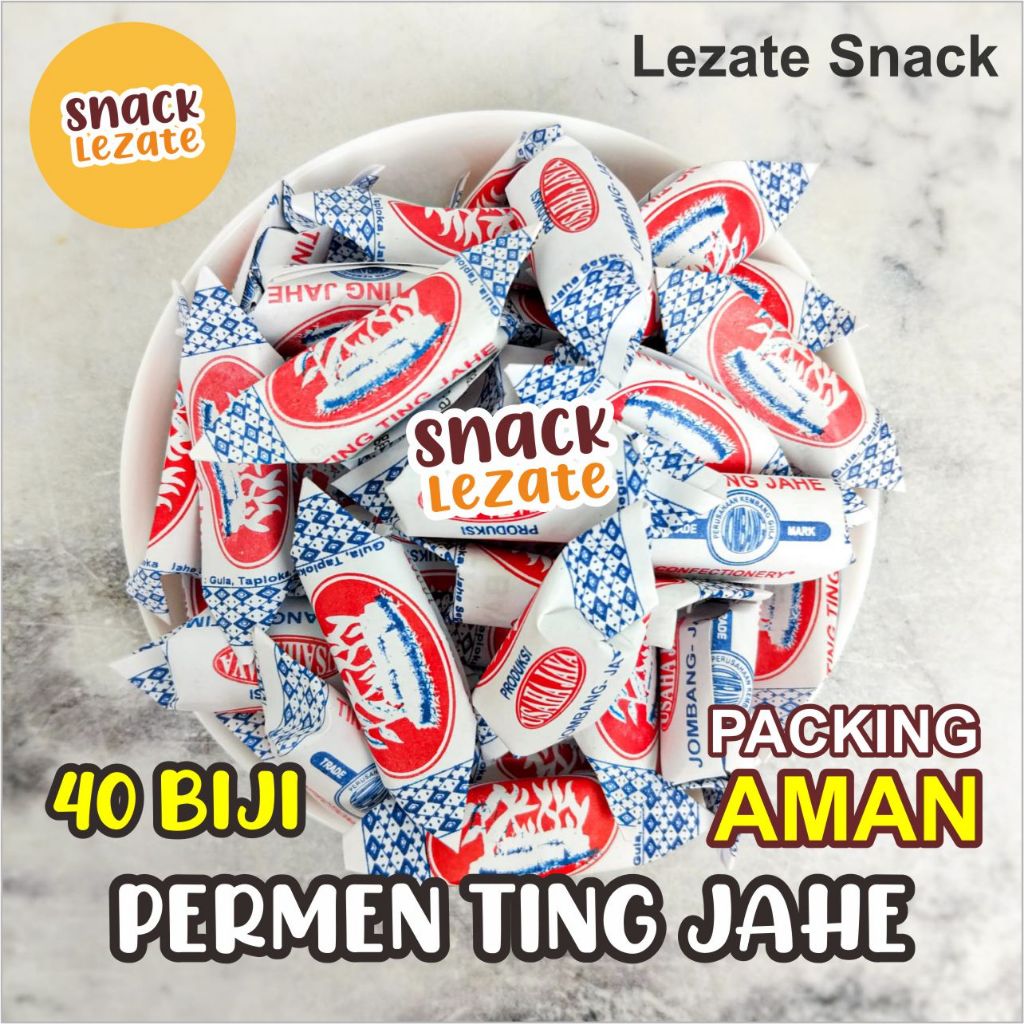 

Permen Jahe Jadul Asli Isi 40 biji Kemasan Kertas / Permen Ting TingJahe SinA / Permen Jahe Ibu Hamil Sin A 61 Sedap Snack