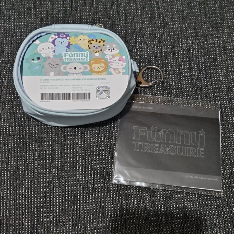 READY STOCK FUNNY TREASURE - TREASURE MINI PVC WINDOW POUCH