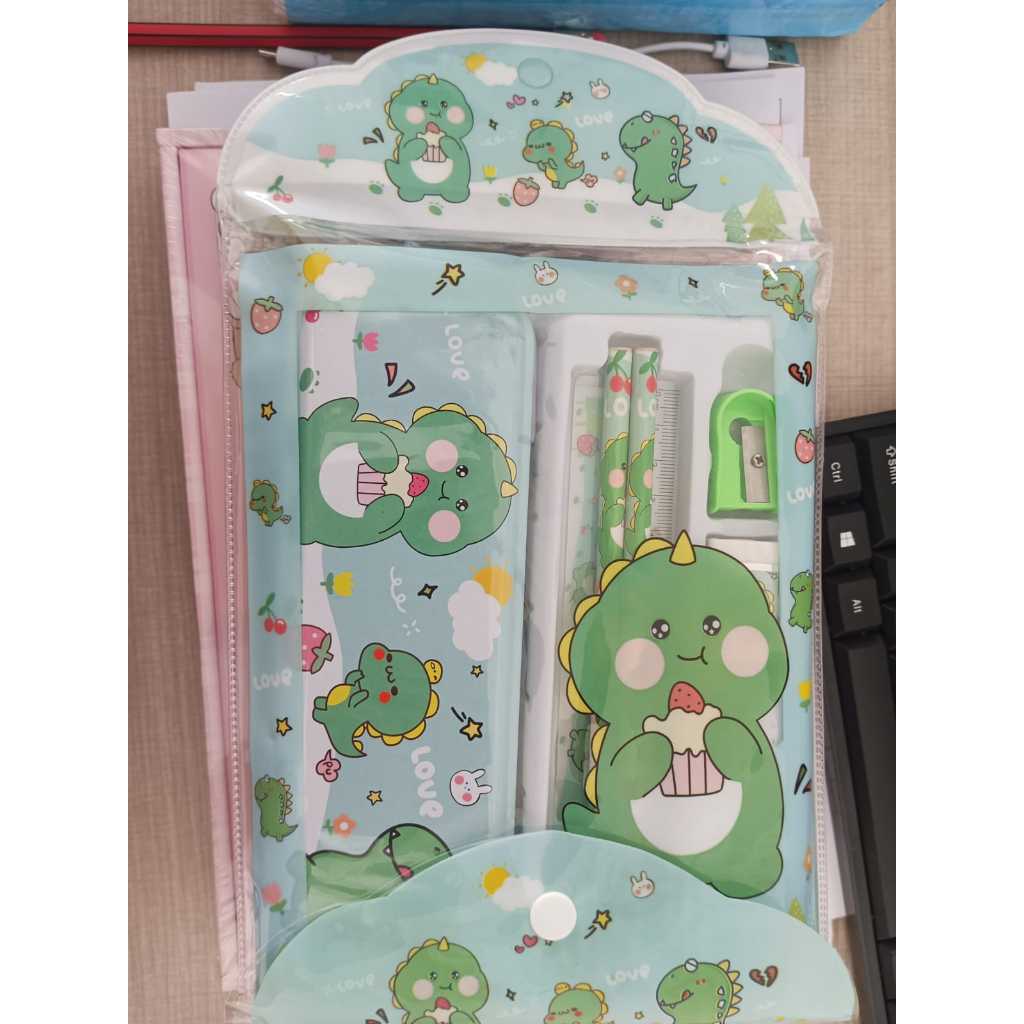 

Paket Alat Tulis/Study Set Fancy Mika Animal/Cute Dino/ Cute Rabbit