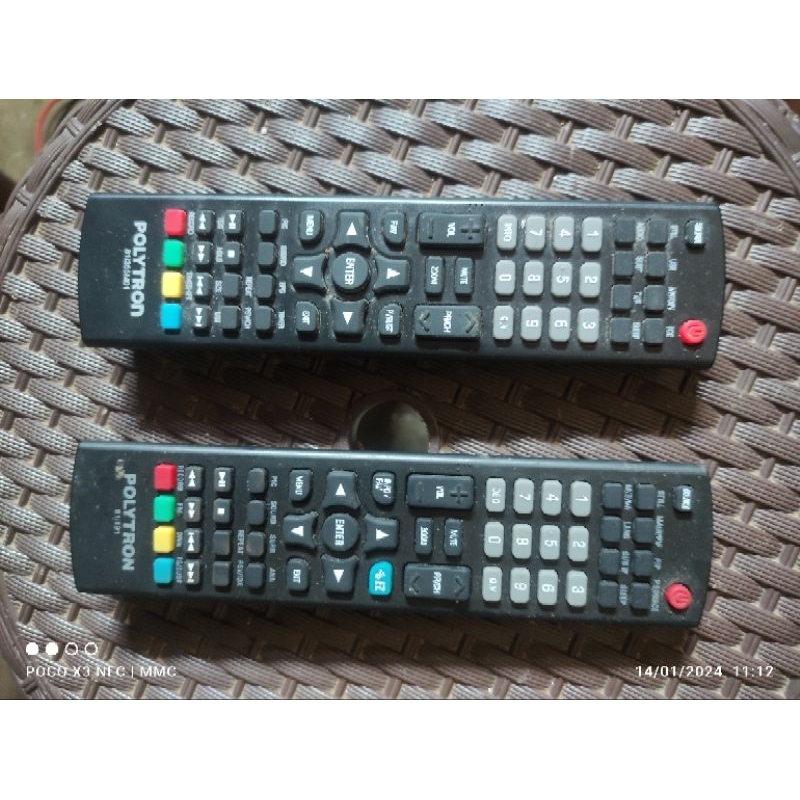 remot tv led polytron original