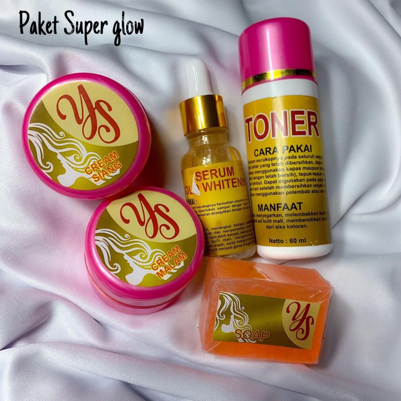 PAKET SUPER GLOWING YS WHITENING ORIGINAL