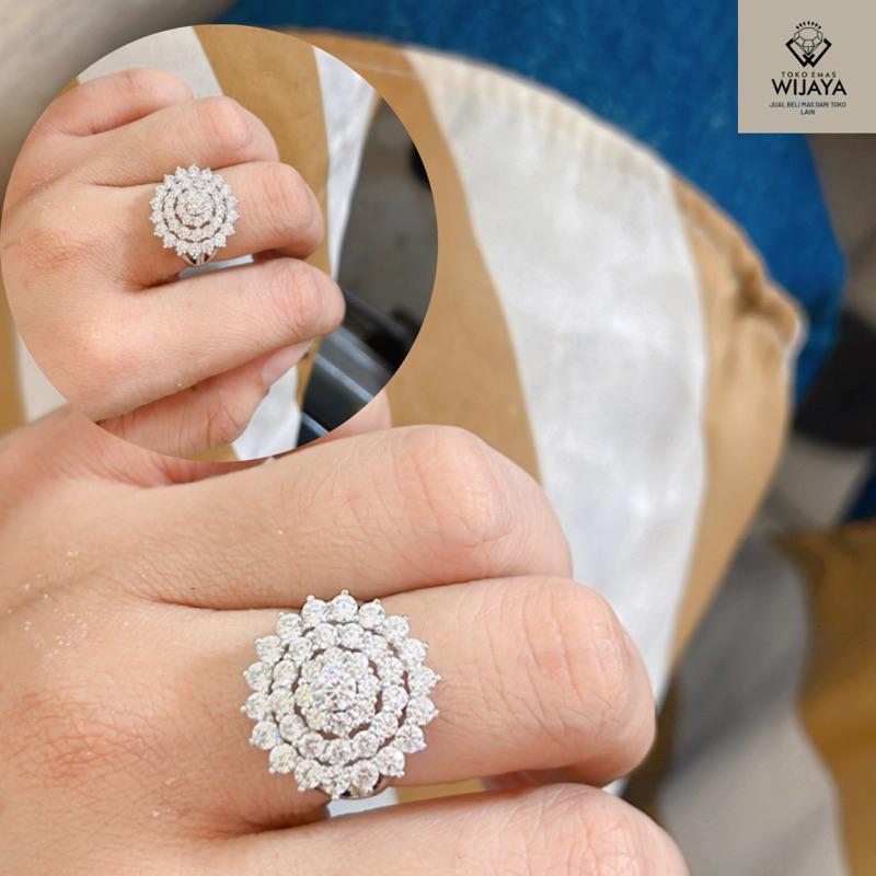 CINCIN EMAS PUTIH MODEL TERBARU ASLI 375