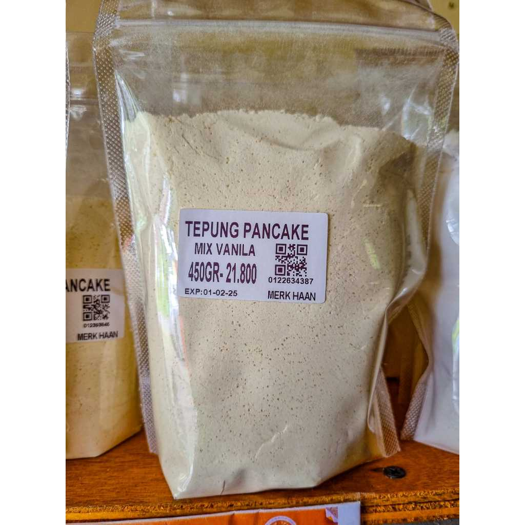 

TEPUNG PANCAKE MIX VANILA KEMASAN 450GR