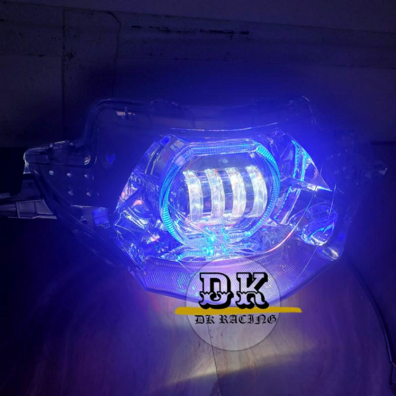 LAMPU DEPAN SUPRA X 125 LAMA BILED BILLED PROJIE LED 2004 2005 2006