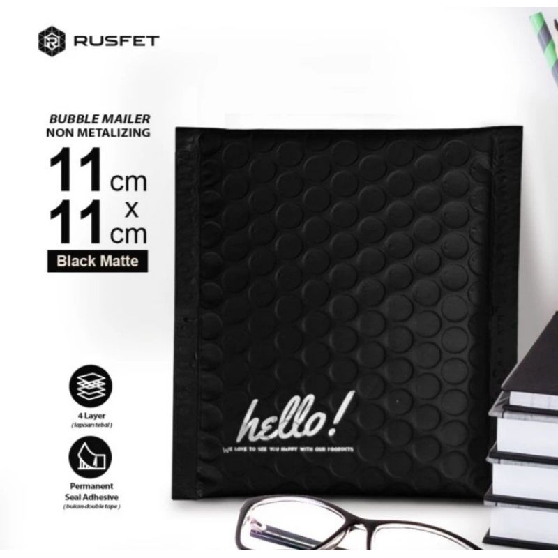 

Amplop Bubble Mailer Envelope Packing Olshop Black 11x11