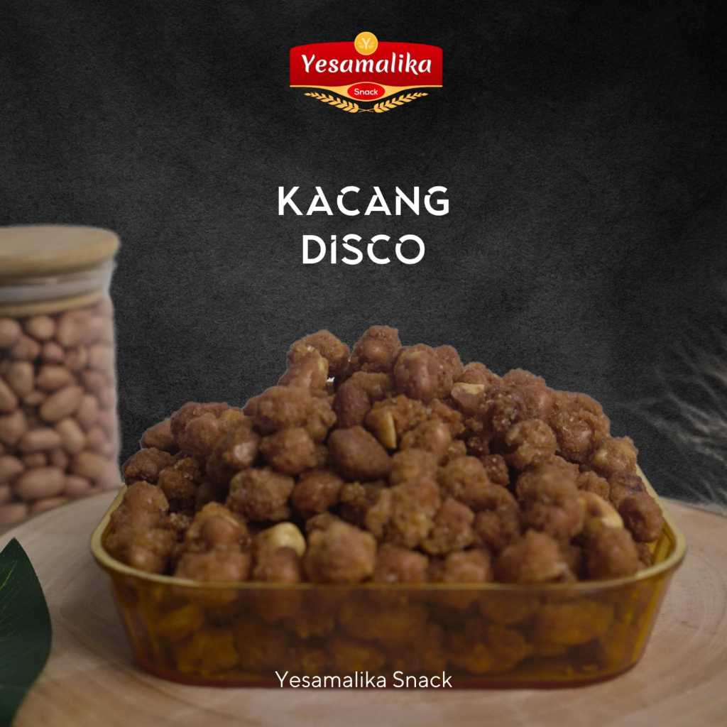

Kacang disco bali kacang telur manis gurih renyah nikmat higienis bisa COD berat 150 gram | Yesamalika Snack