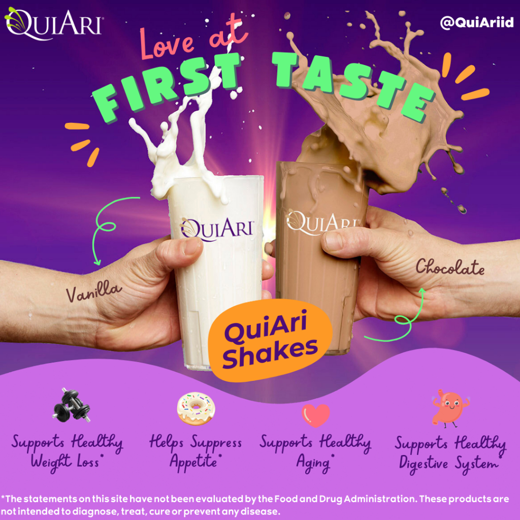 QUIARI Shake / Susu Tinggi Protein untuk Diet Olahraga / Peninggi Badan