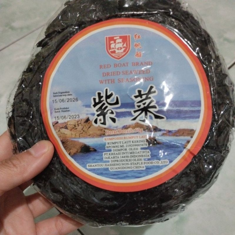 

Rumput laut kering sup sop tumis ci cai cicai chai goreng dried seaweed red boat lengkap bumbu with seasoning
