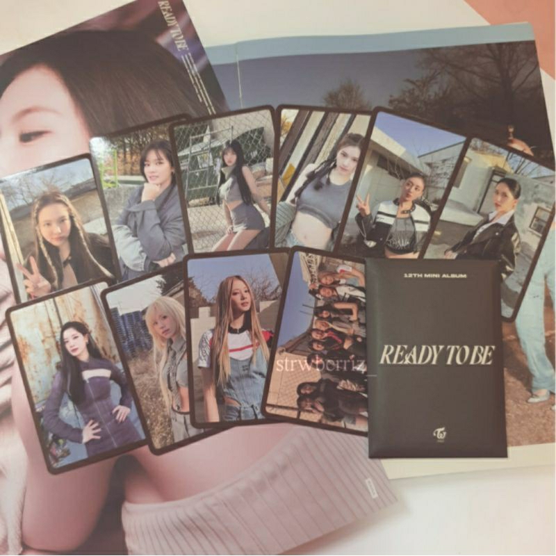  Photocard TWICE Ready To Be Pob SET OFFICIAL 