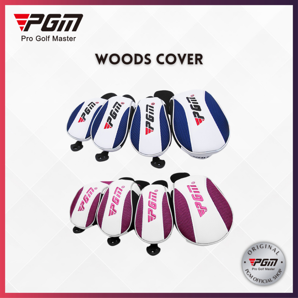 PGM Golf Driver Woods Cover Head | Pelindung Sarung Penutup Stick Golf