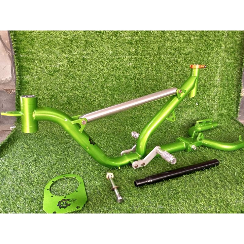 frame  body goped riot duduk otopet scooter