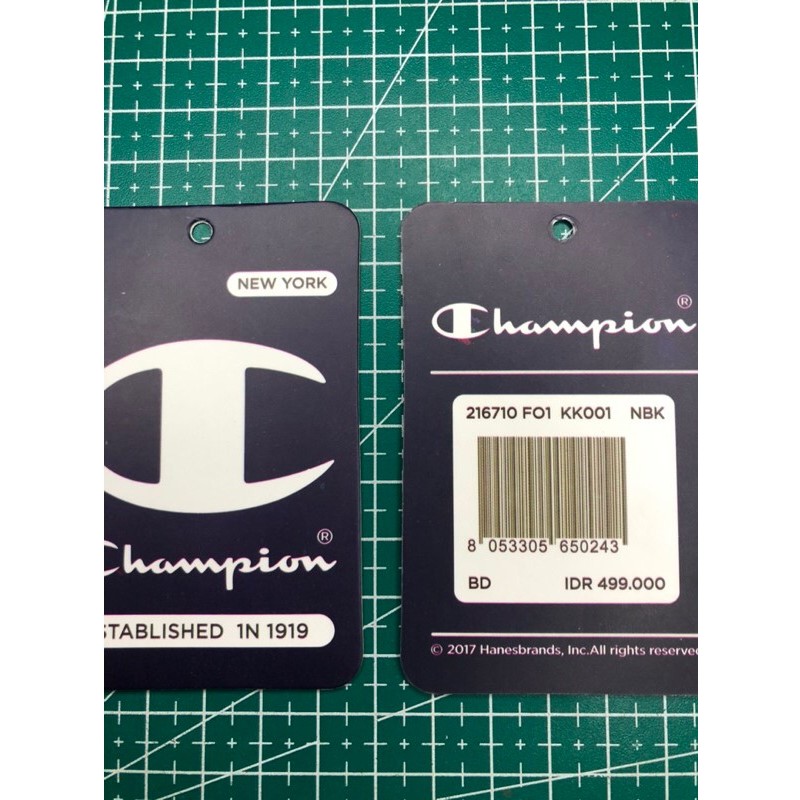 

Hangtag champion barcode label tag champion barcode price tag champion barcode - 600 pcs