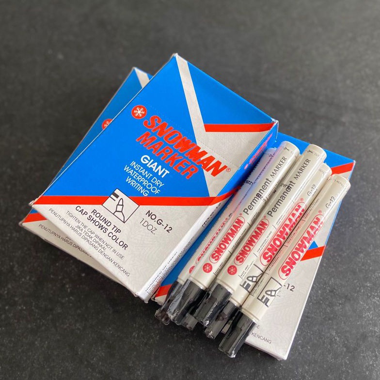 

Terbaru SPIDOL SNOWMAN PERMANENT G12 LUSINAN TERMURAH IGF