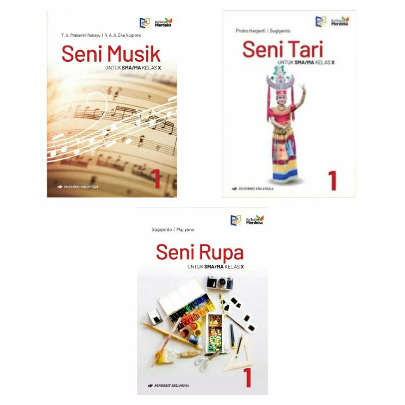 

Kurikulum Merdeka kelas 1 SMA/Ma Seni Tari,Seni Musik, Seni Rupa Penerbit Erlangga