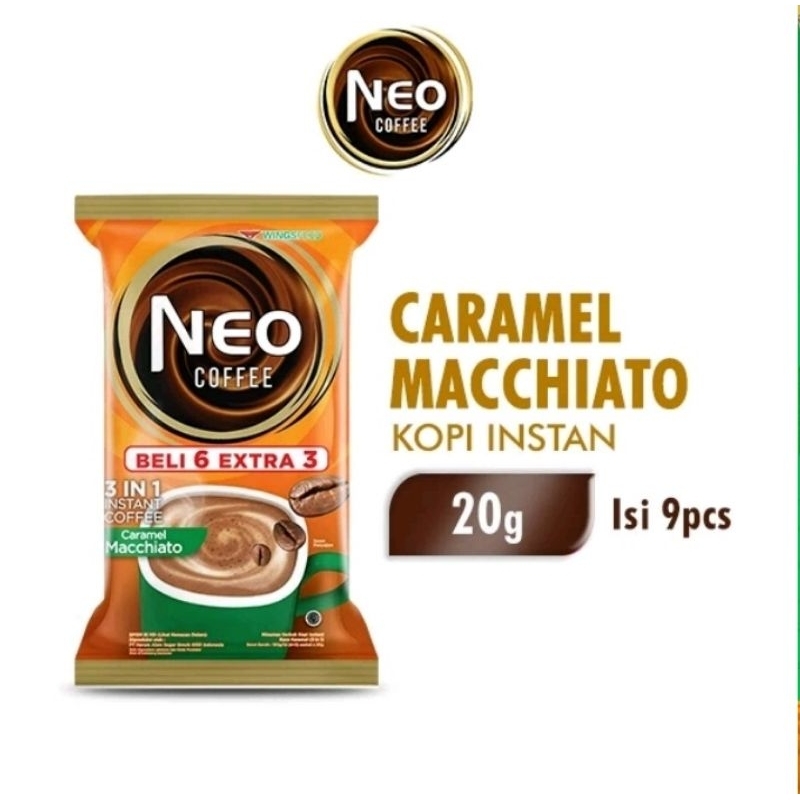 

neocoffe caramel machiato 20gr 6+3