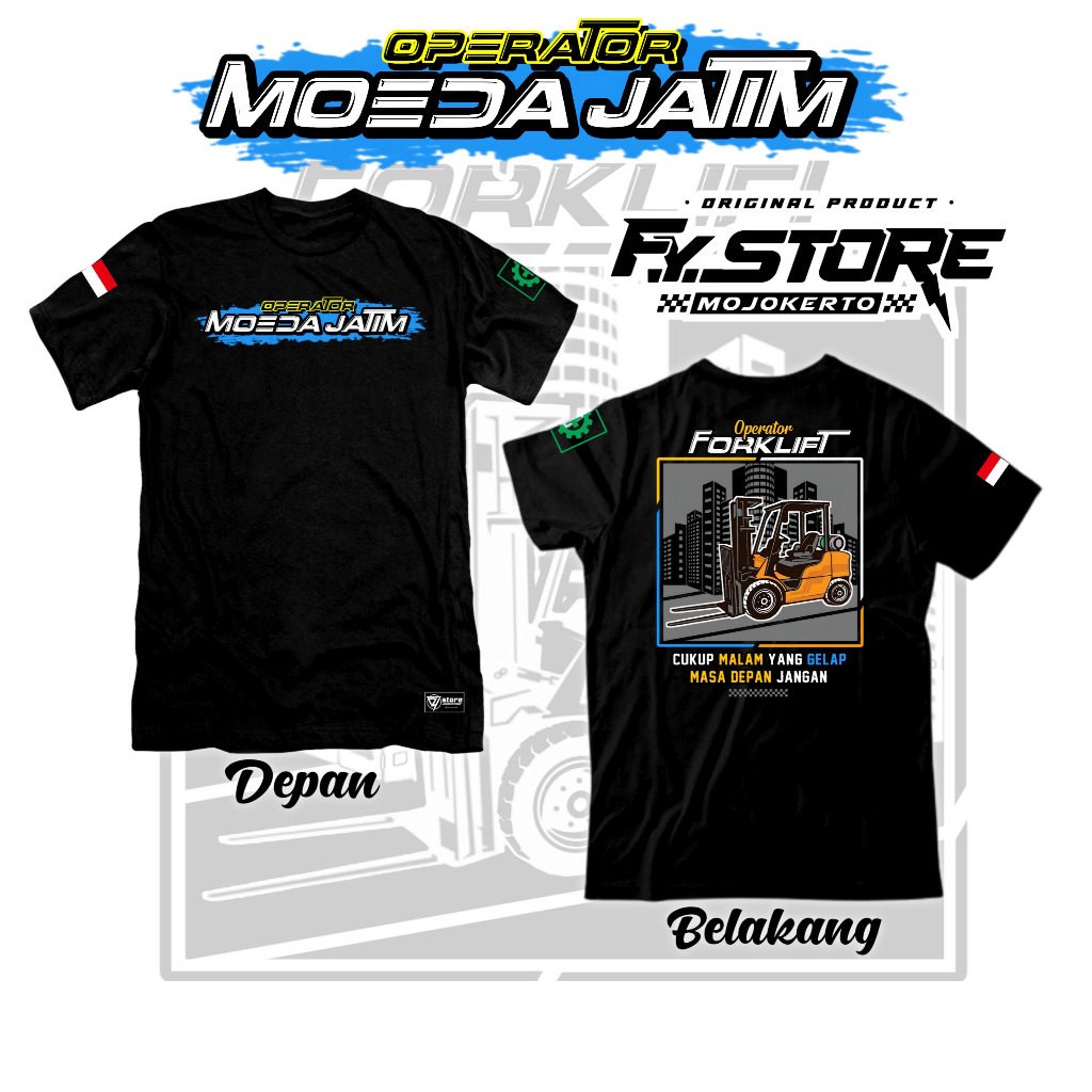 kaos operator forklift jatim