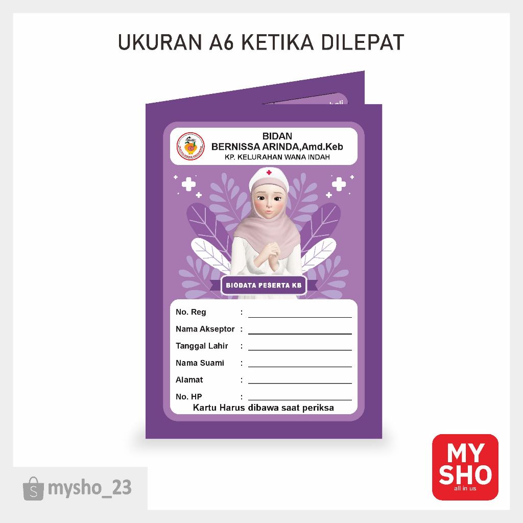 

KARTU AKSEPTOR KB LUPAT LUCU DOKTER HIJAB