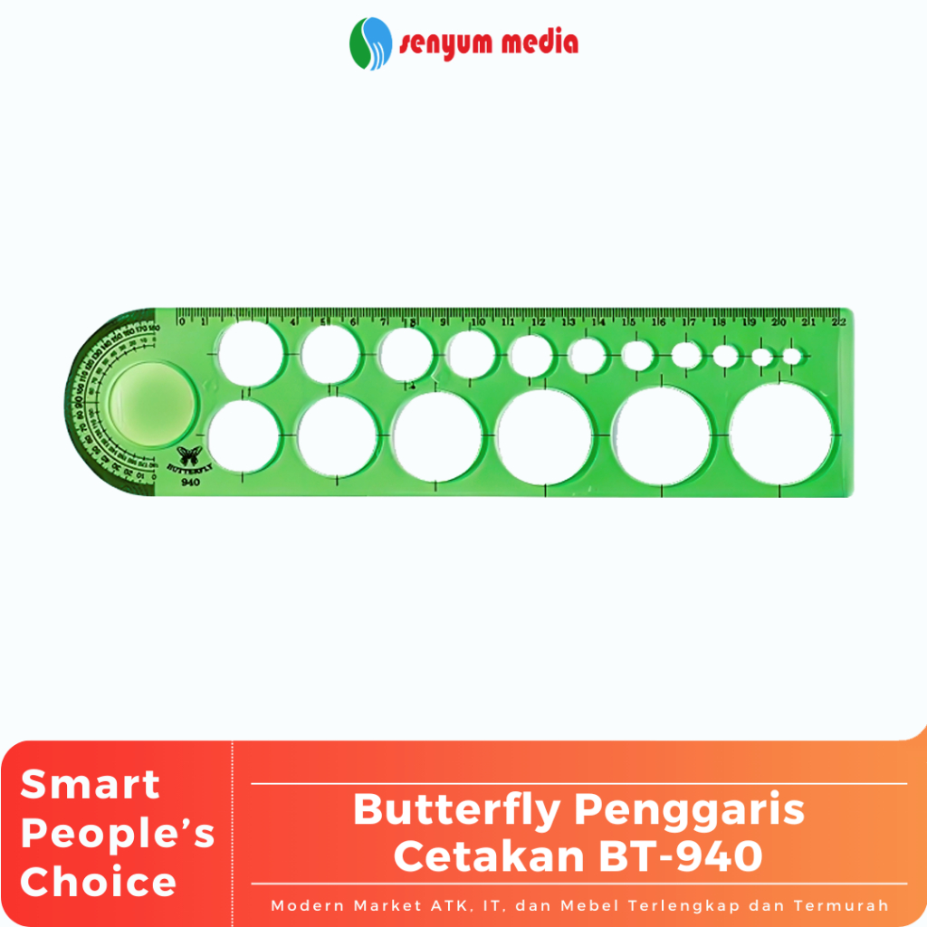 

Butterfly Penggaris Cetakan BT-940 (1 Pcs) (S:PCS)