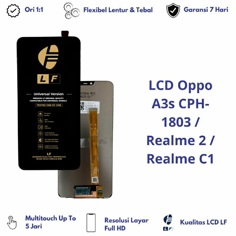 Lcd REALME C1 Fullset Original Life Future