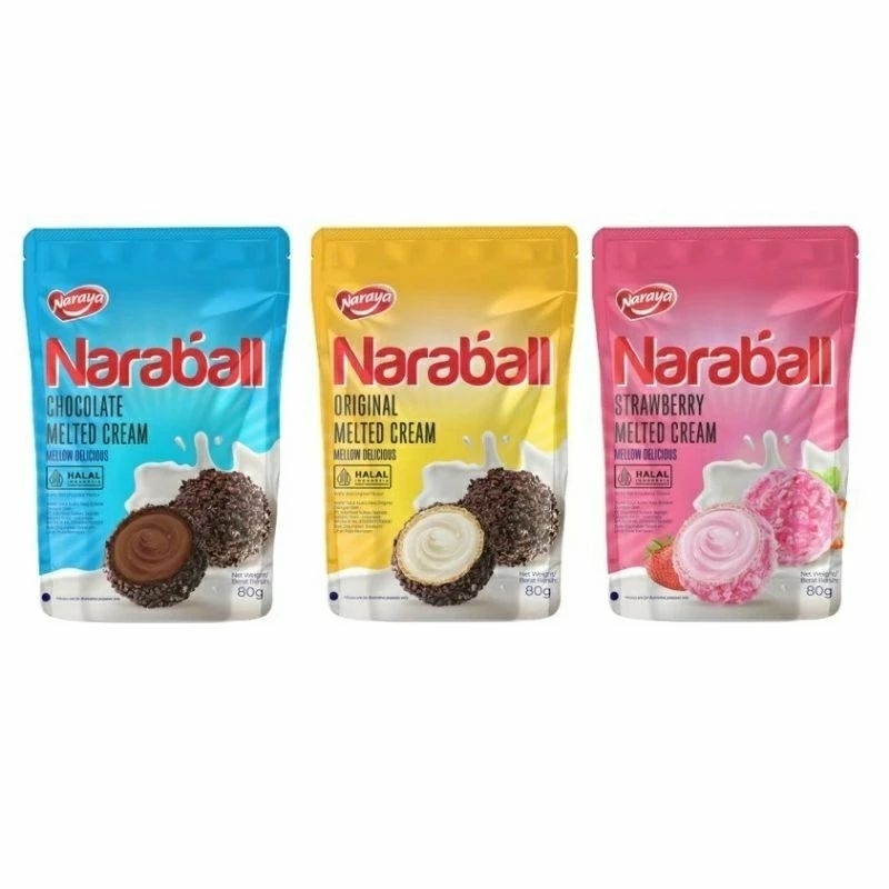 

NARABALL naraya biscuit ball chocolate crumb 80 gram