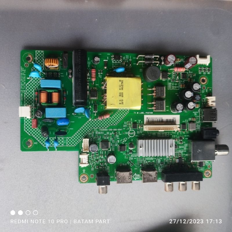 MB MAINBOARD MESIN TV LED Philips 32PHT4233 32PHT 32 INCH