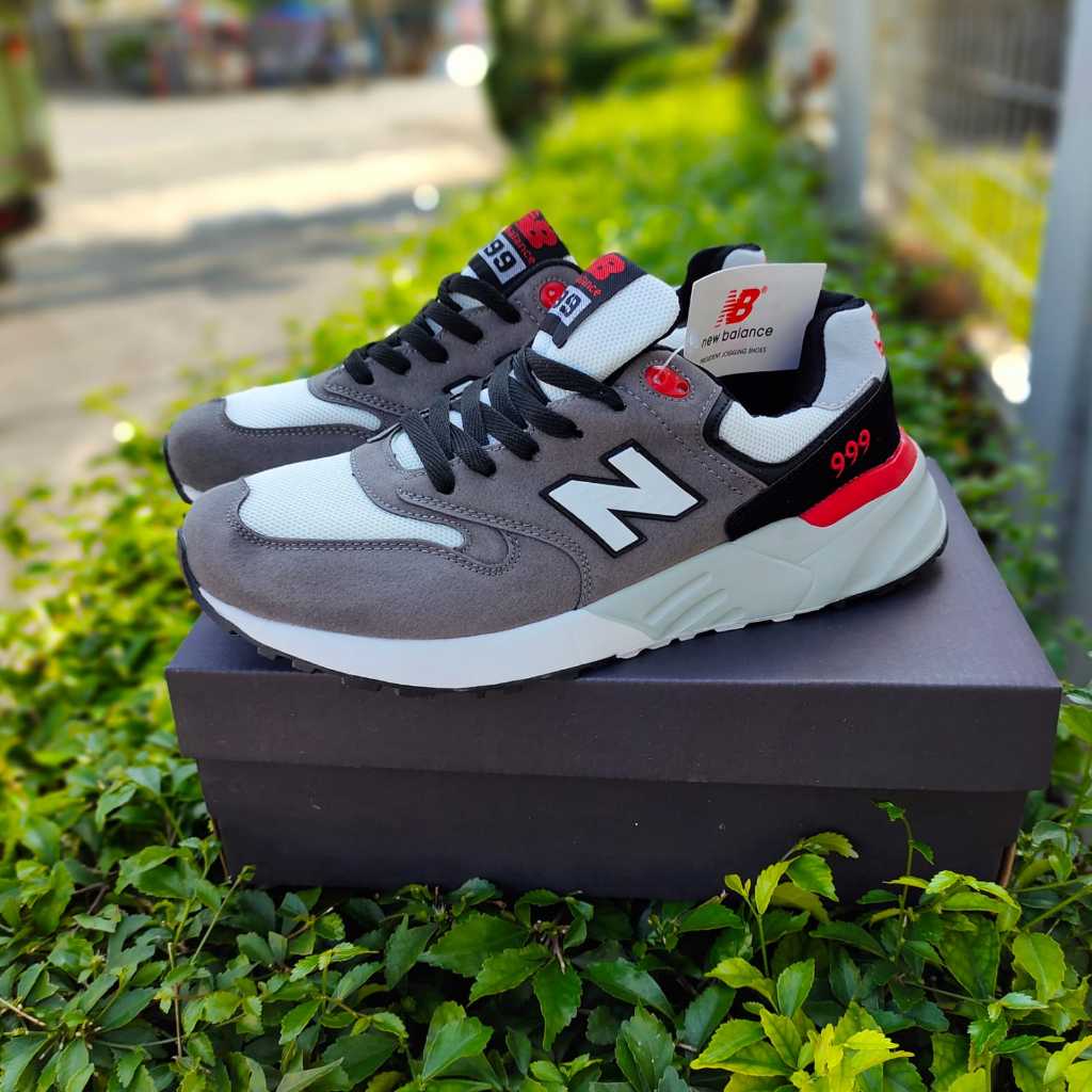 Sepatu sneakers pria "nb" balance 999 abu sport for men trendy best seller / sepatu olahraga / sepat