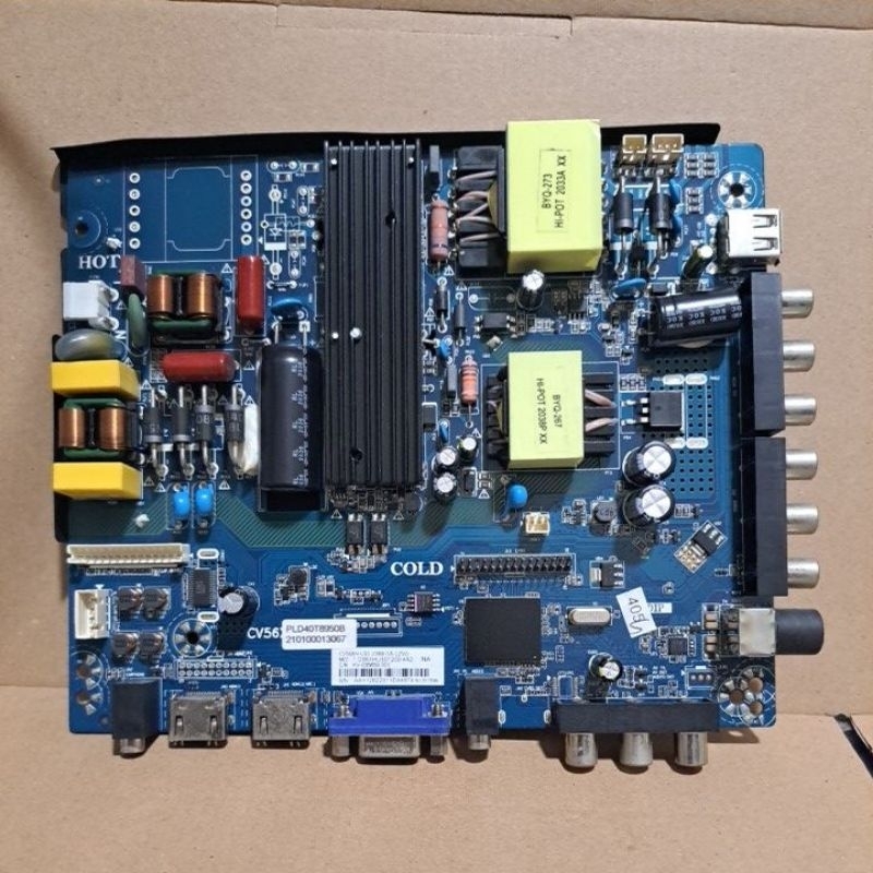 mb mainboard TV polytron pld 40T8950/40D8950