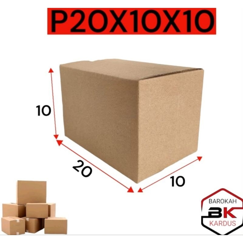 

Kardus Packing Polos Ukuran 20x10x10 Cm Premium Tebal