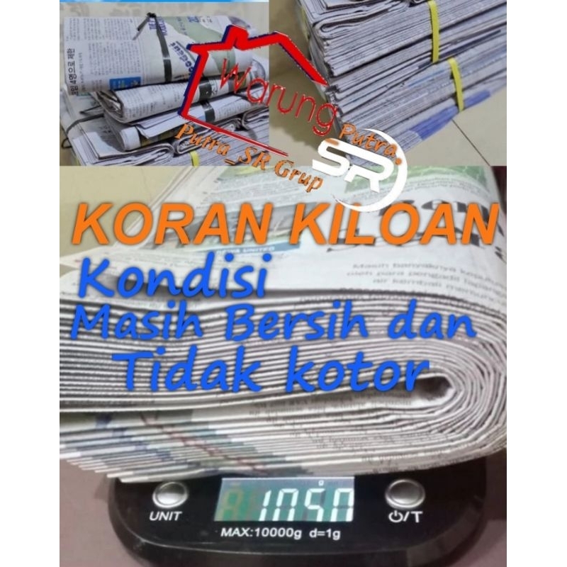 

KORAN KILOAN KORAN BERSIH 1000 GRM/1KG