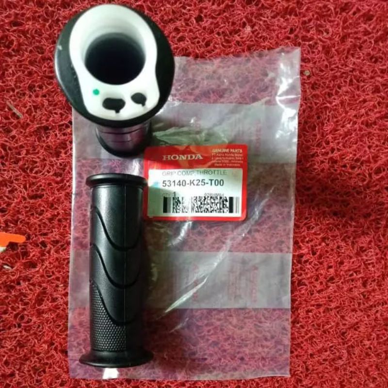 HandGrip Pegangan Gas Motor Honda Beat Vario Scoopy Kualitas Honda Bagus Asli Original