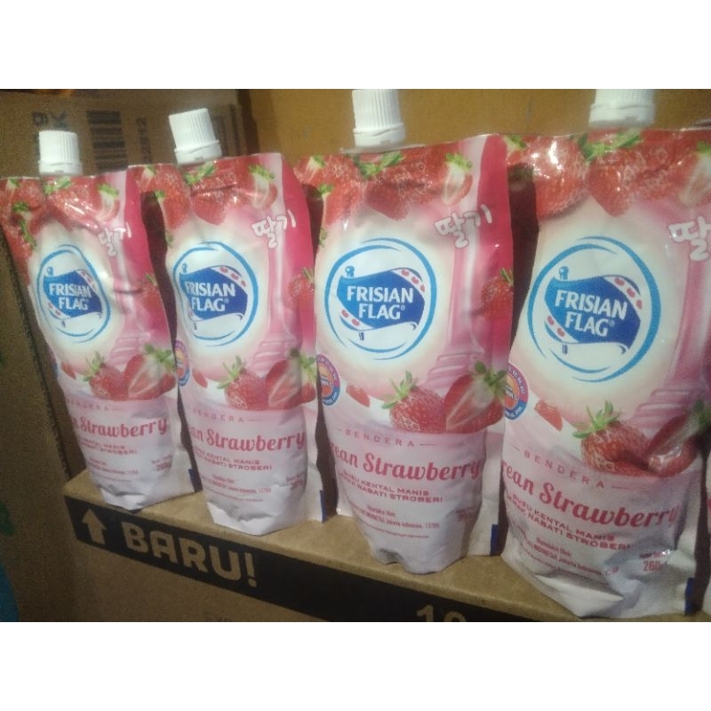 

Susu Frisian Flag Pouch 260-gr Rasa Stroberi