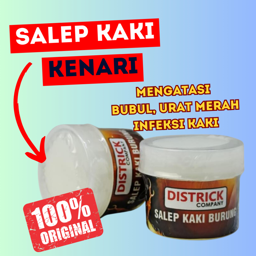 DISTRICK - Obat Burung Salep Kaki Bubul Jamur Urat Merah Infeksi