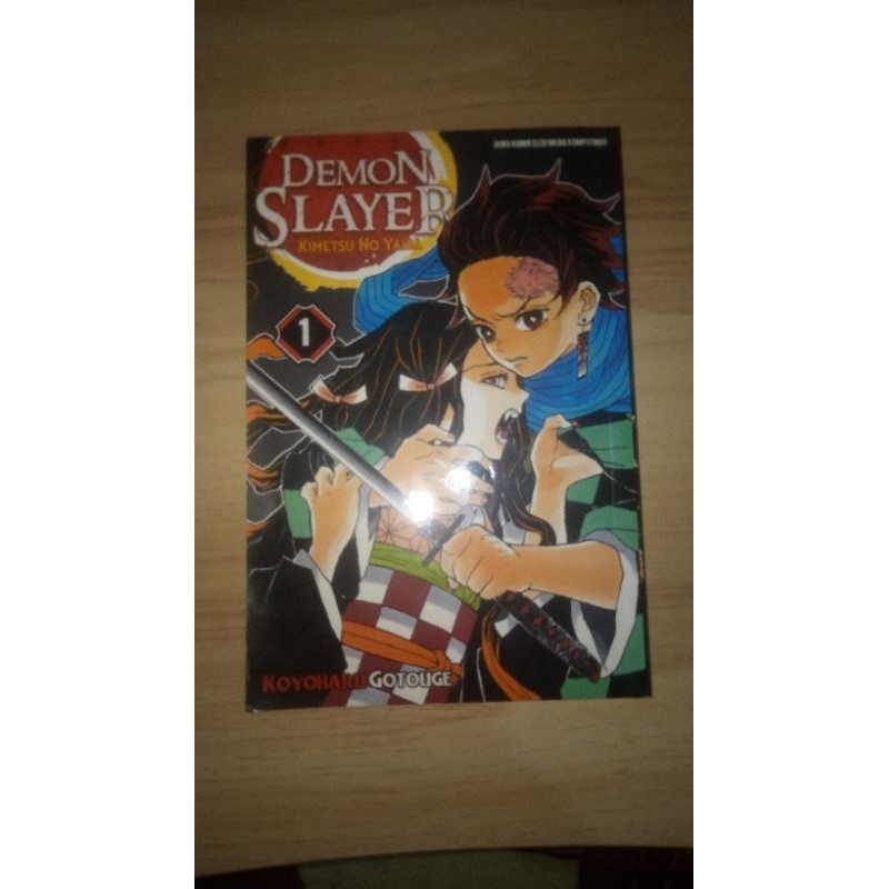 Komik Bekas Demon Slayer Kimetsu No Yaiba Vol.1