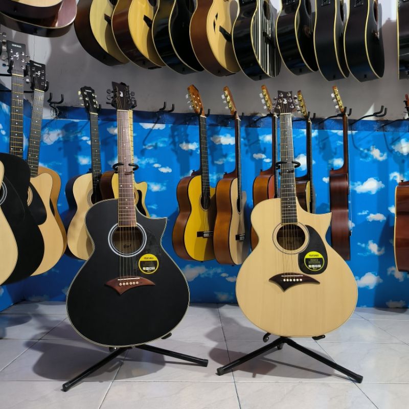 Gitar akustik premium bonus lengkap