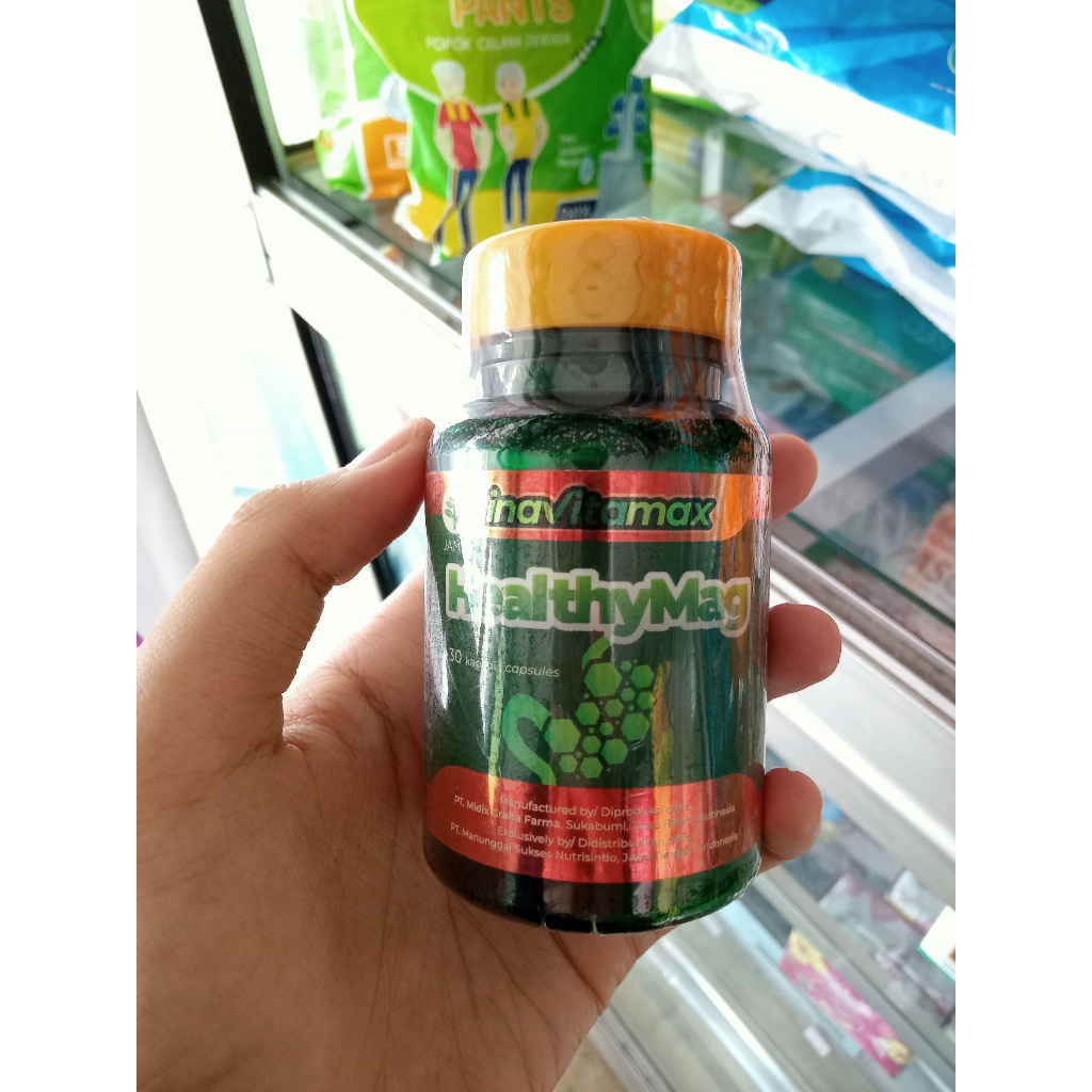 HEALTHYMAG (30 kapsul) / VITAMIN UNTUK ASAM LAMBUNG / GERD / TUNGKAK LAMBUNG