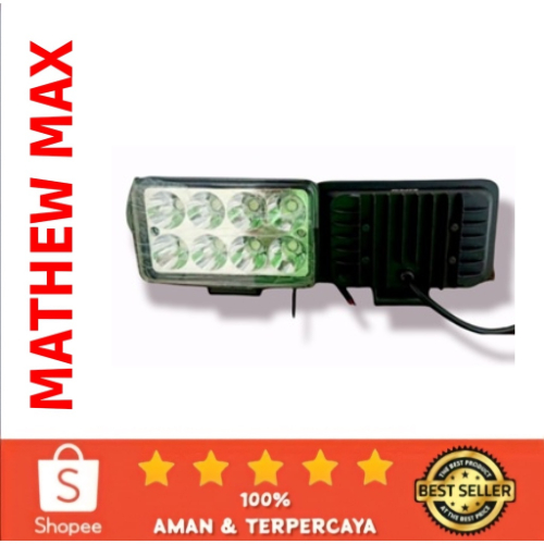 Foglamp Lampu Sorot 8 Led Kotak SIFCO