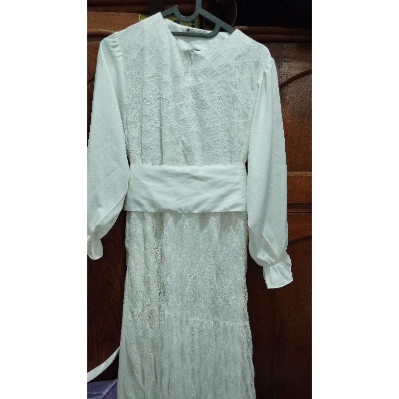 GAMIS RAYA TILE WHITE SALLY SCARF ALL SIZE
