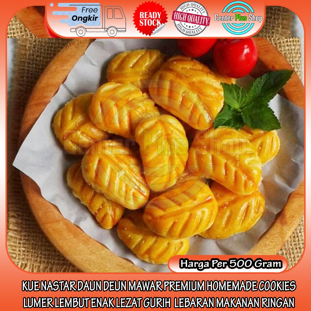 

Kue Nastar Daun Mawar Camilan Lembut Manis Lezat Enak Roti Kering Cemilan Ringan Santai Rapuh Isi 500gram Gram Gr Cakee Imlek Idul Fitri Makanan Kecil Premium Homemade Manis Gurih Lezat Nanas Lumer Halal Masakan Lumer RDS4