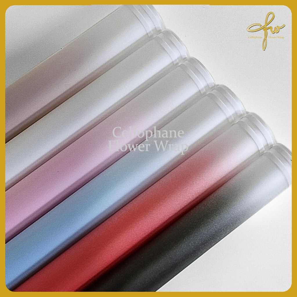 

Kertas Buket Gradation Solid Cellophane Flower Wrapping