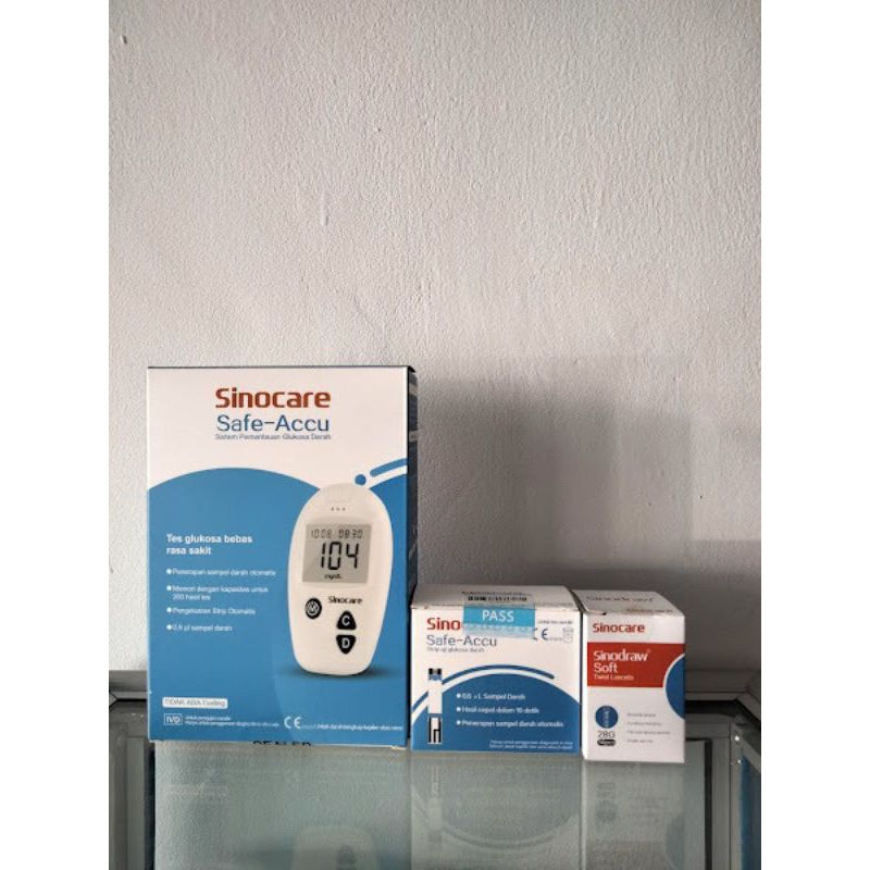Alat cek gula darah sinocare / Sinocare Safe Accu
