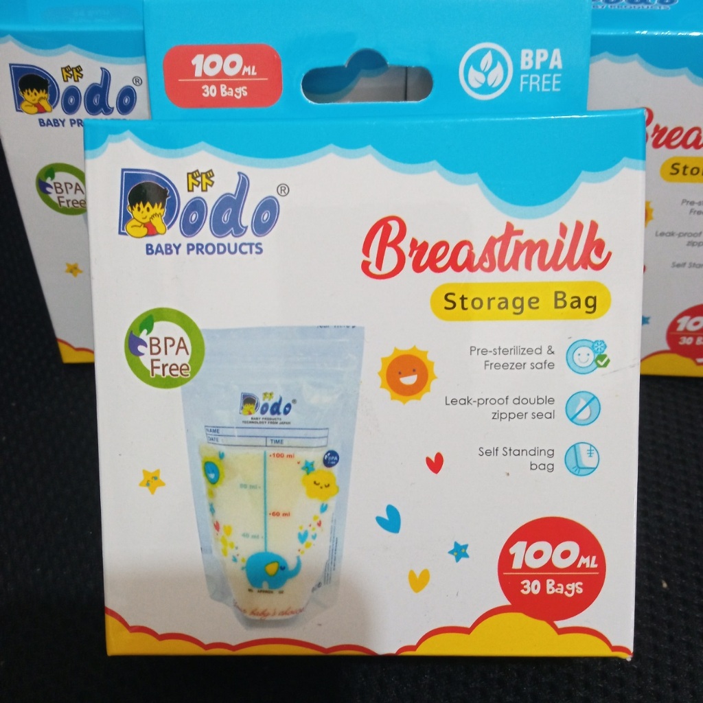 Kantong Asi Dodo 100ml / Breastmilk Strorage Bag Dodo 100ml