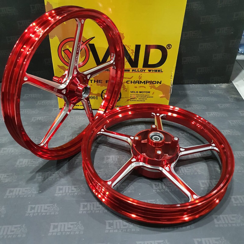 Velg VND Ak55 Ninja150R Velg VND Pelek Ninja SS Ninja R-RED