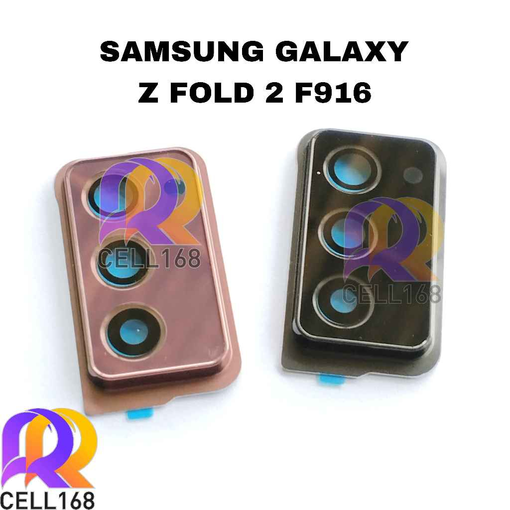 KACA KAMERA BELAKANG SAMSUNG Z FOLD 2 F916 LENSA CAMERA FULLSET