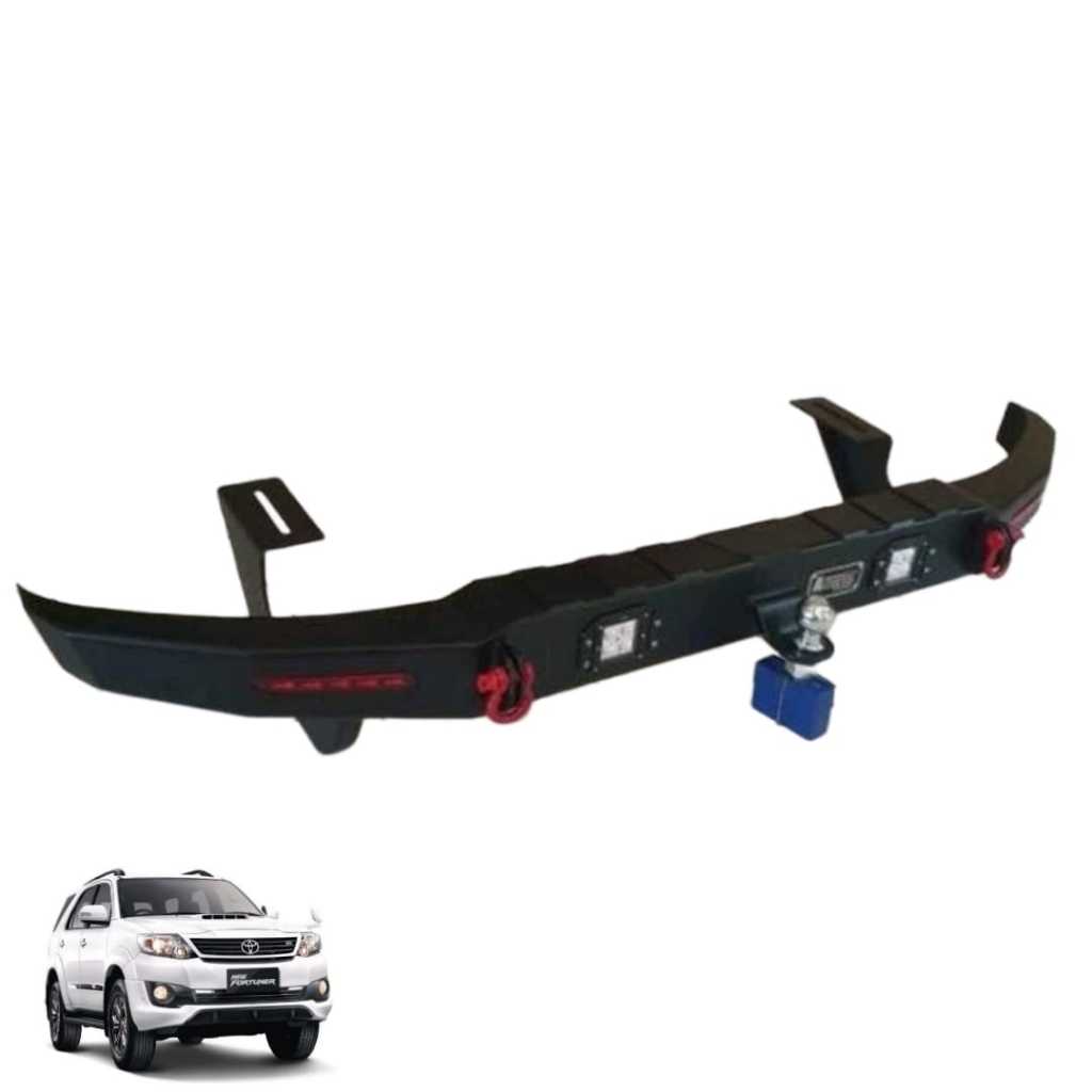 Towing Bar Besi Bumper Belakang Fortuner ARB OFFROAD Model Anting