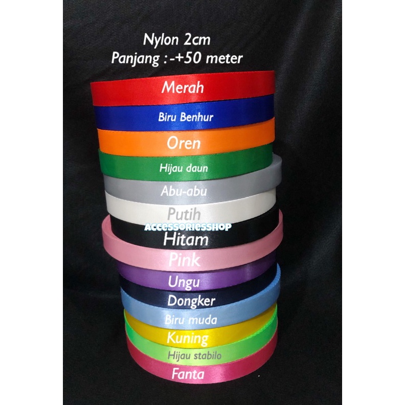 

ART O86F Tali lanyard 2cm tali id card nylonRoll