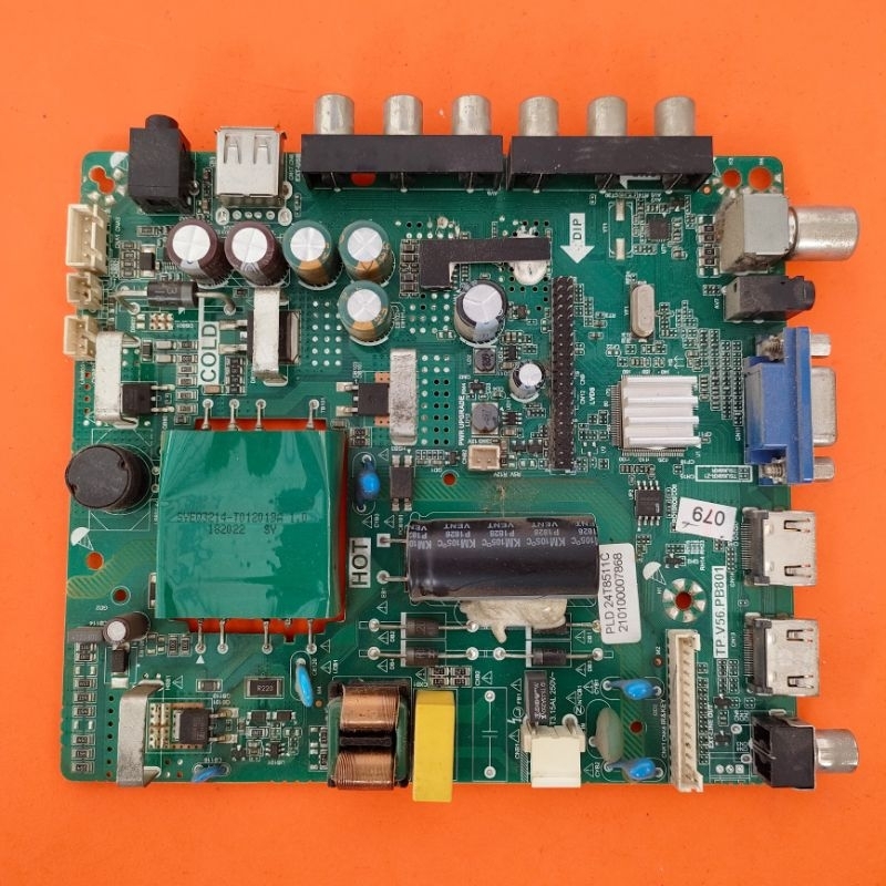 mb mobo mainboard module mesin tv Polytron PLD 24T8511 PLD 24T8511C