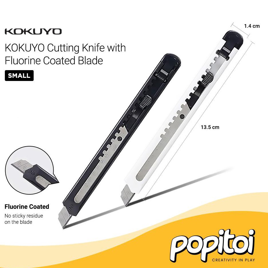 

ART T76E KOKUYO Cutter with Fluorine Coated Blade Pisau Knife