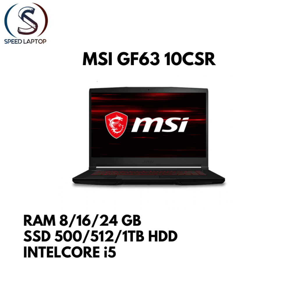 Laptop MSI GF63 Thin 10CSR/10UC/9SCXR/Leopard RTX 4050 6GB